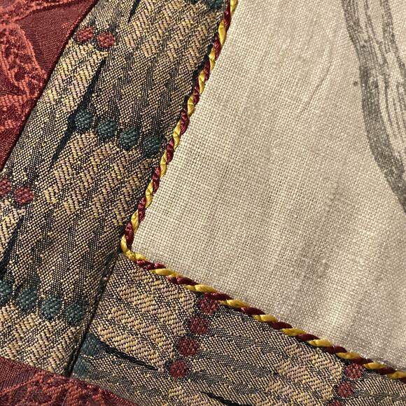 Neiman Marcus Tapestry Pillows Set Exotic Jungle Safari Tassel Trim Sweet Dreams - Picture 9 of 12